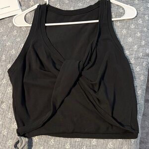 SKIMS Onyx Twist Front Crop Top 3X NWOT